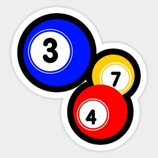 8 ball pol Sticker